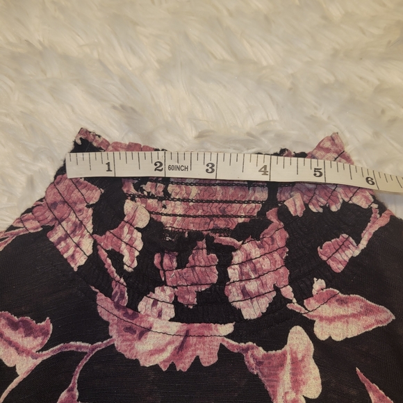 Lucky Brand high neck floral blouse - Picture 6 of 8